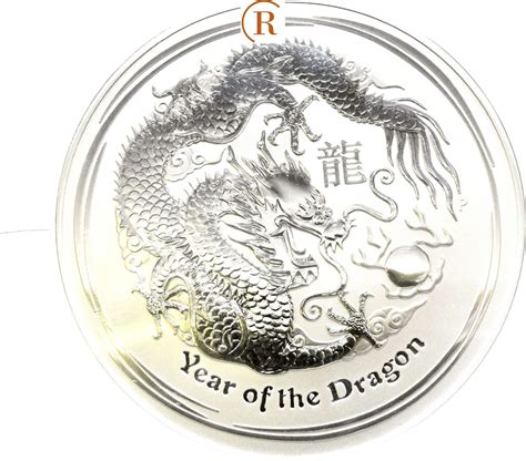 Australien 10 Dollar Jahr Des Drachen Lunar 10 Unzen 2012 Elisabeth