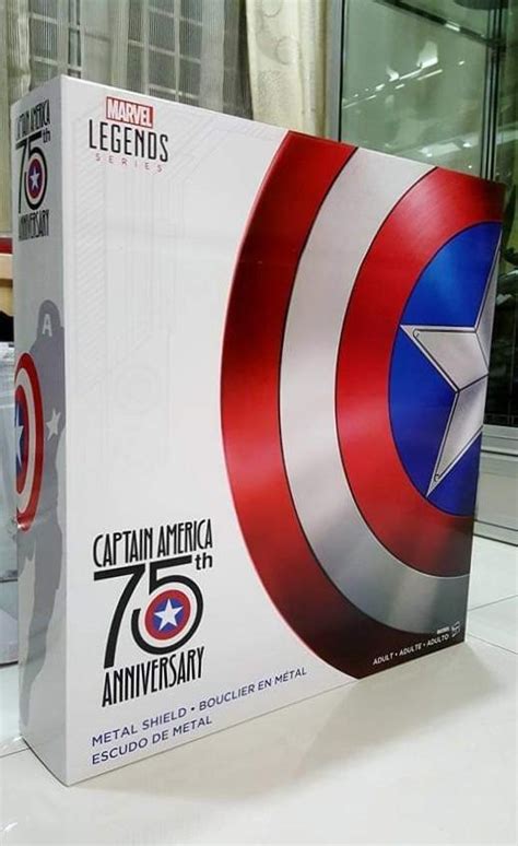 Hasbro Marvel Legends Captain America Metal Shield 75th Anniversary