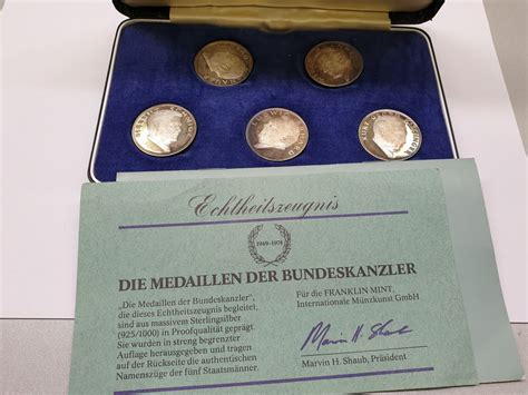 Deutschland Medaille Silbermedaille Er Silber St Ck