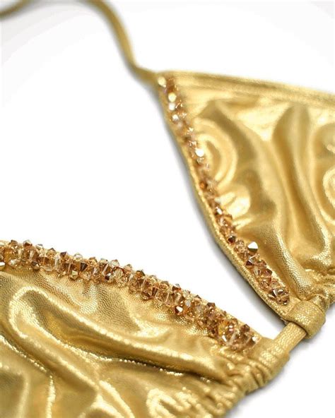 Gold Bikini Triangle Top Limited Edition Gold Bikini Triangle