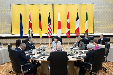 Secretary Blinken Attends G7 Foreign Ministers Dinner Flickr