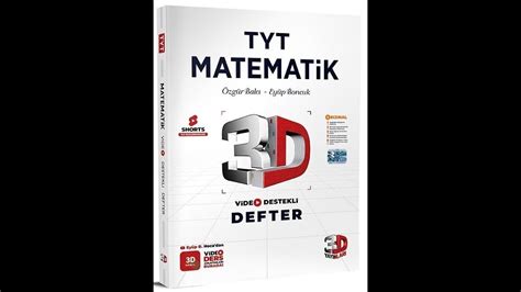 D Yay Nlar Tyt Matematik Video Destekli Defter Youtube