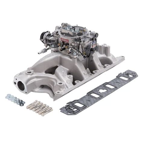 Edelbrock Mustang RPM Air Gap Series Single Quad Intake Manifold And