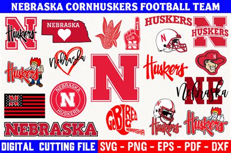 Nebraska Cornhuskers Logo Svg National Football League Team Logos Svg