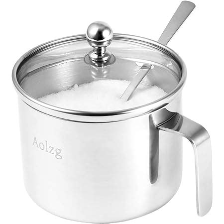 Amazon Frieling USA 18 10 Stainless Steel Sugar Bowl And Spoon