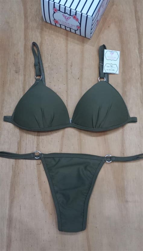 yeshua bikini verde 6120 Conjuntos Curvas Lencería