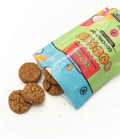 Cannalicious Coconut Oat Thc Cookies 20mg Thc 10 Servings