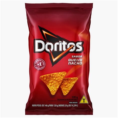 Salgadinho De Milho Queijo Nacho Doritos Pacote 120g Big Box 402