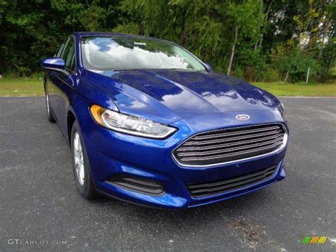 2016 Deep Impact Blue Metallic Ford Fusion S 107340761 Photo 16 Car Color