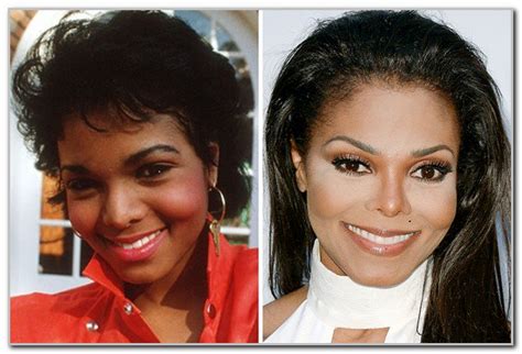 Janet Jackson Nose Before And After