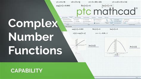 Complex Number Functions In Mathcad Prime Youtube