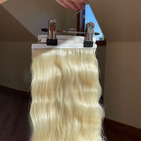 20” Blonde Wavy DIY Hair Extensions Kit