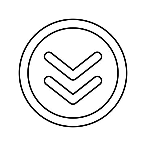 button scroll  icon vector illustration  vector art  vecteezy