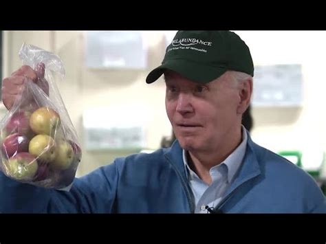 Biden Volunteers At Hunger Relief Organization To Mark MLK Day YouTube