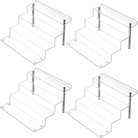 LileZbox Acryl Display Riser Regal für Pops Figuren klarer großer 4