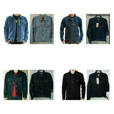 Jual Jaket Levis Jeans Reguler Standar Jaket Levis Pria Warna Blue