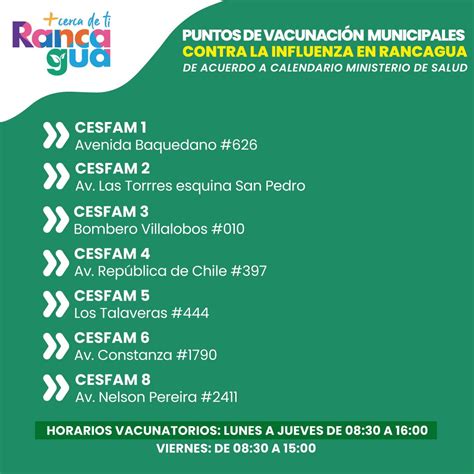 Cormun Rancagua on Twitter CAMPAÑA INFLUENZA 2023 Iniciamos