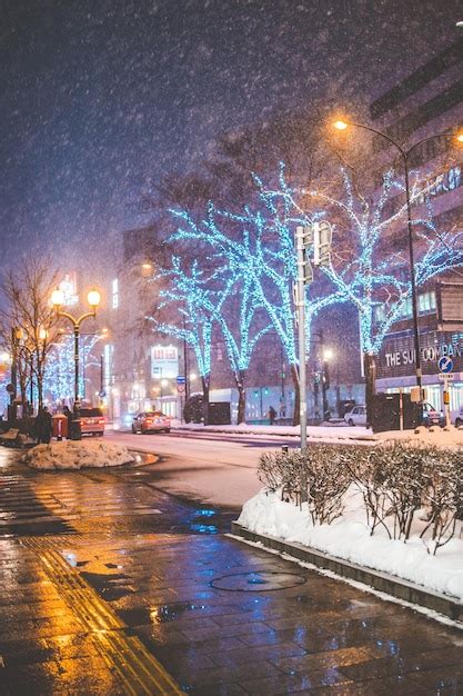 Premium Photo Illuminated City At Night