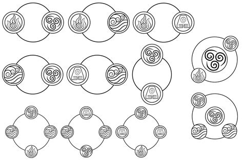 Toh And Atla Elemental Glyph Combos Group 1 By Madsceptictrooper On