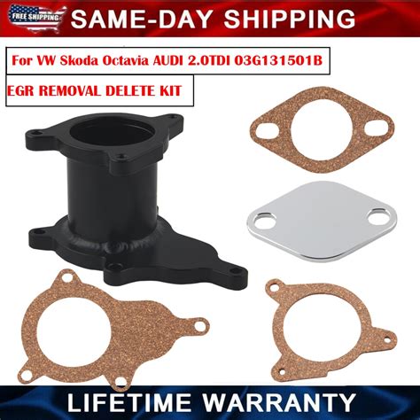 Egr Removal Delete Kit Blanking Plate For Vw Skoda Octavia Audi Tdi