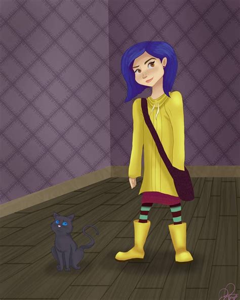 Coraline Jones 🐱 #coraline #coralinejones #coralinefanart #digitalart # ...