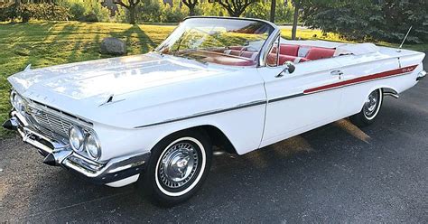 1961 Chevrolet Impala Convertible Roman Red 283 V8 Chevrolet