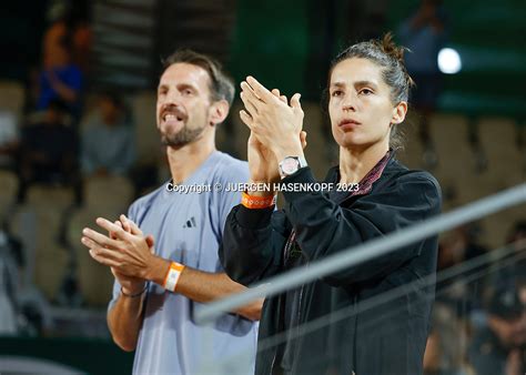 Jule Niemeier Team Andrea Petkovic Und Trainer Coach Christopher Kas