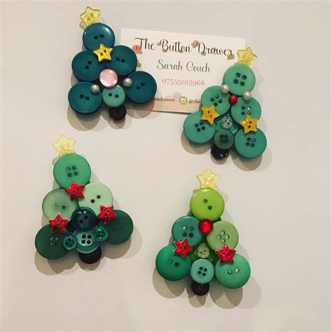 Christmas Tree Decorations Made From Buttons At John Schulte Blog