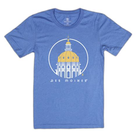 Des Moines Capitol Icon T Shirt Bozz Prints