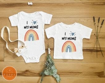 Lesbian Mom Mug LGBT I Love My Moms Mothers Day Gift Etsy