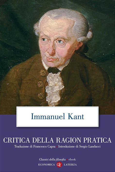 Critica Della Ragion Pratica Immanuel Kant