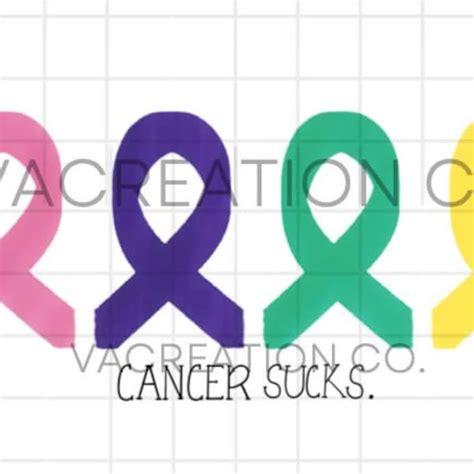 Cancer Sucks Svg Etsy