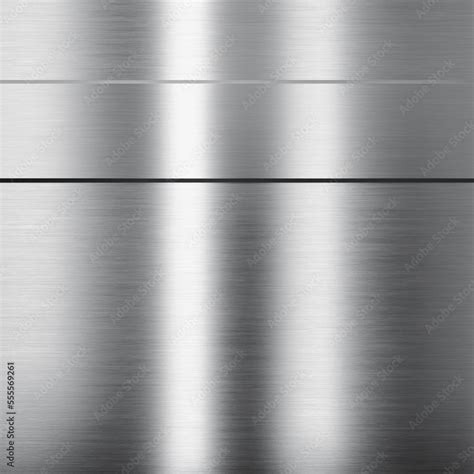 Silver Metal Background Brushed Metallic Texture 3d Rendering Stock