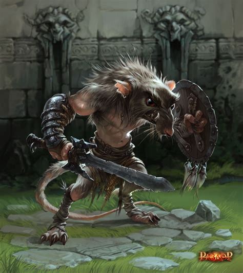 Rat Soldier By Dron111 Fantasy Creatures Fantasy Monster Fantasy