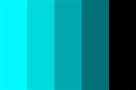 Cyan Color Chart