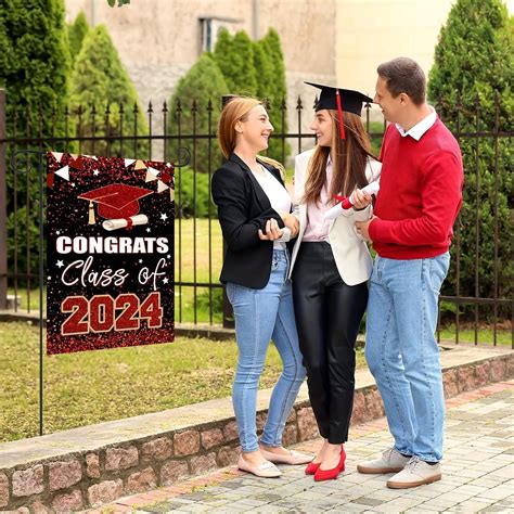 Graduation Garden Flag 12 X 18 Inch Double Sided Outside Decorations