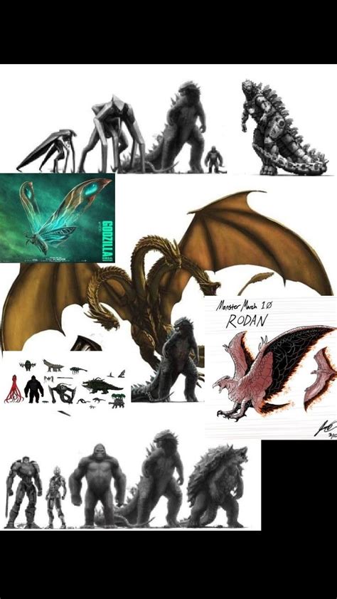 Godzilla Kaiju Size Comparison