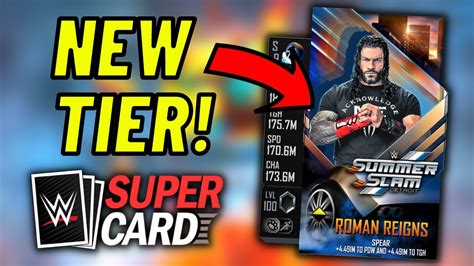 SUMMERSLAM 23 TIER REVEAL WWE Supercard YouTube