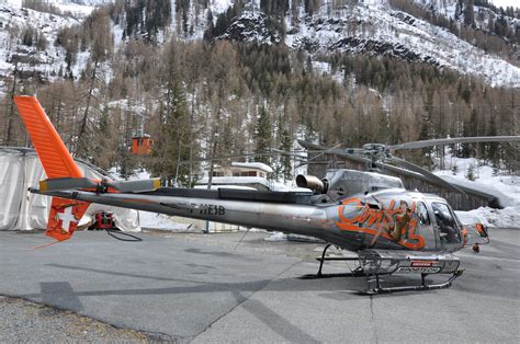 Eurocopter As Cureuil F Hesb Chamonix Mont Blanc Heli Flickr