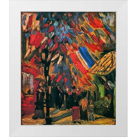 Van Gogh Vincent X White Modern Wood Framed Museum Art Print