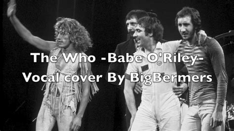 The Who Baba O Riley Vocal Cover Youtube