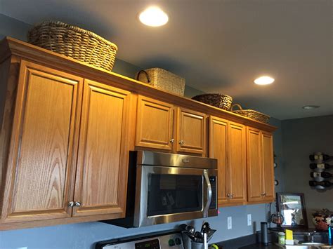 Baskets On Top Kitchen Cabinets Decor Kitchen