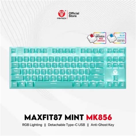 Keyboard Gaming Mechanical Maxfit Mk Hotswap Rgb Pin Beli