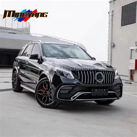 Pp Plastic Gle63 Style Body Kit Conversion Car Bumpers 2015 2018 For Mercedes Gle W166 Bodykit