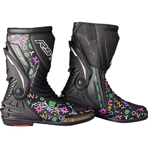 RST Tractech Evo 3 Limted Edition CE Boots Doodle FREE UK DELIVERY