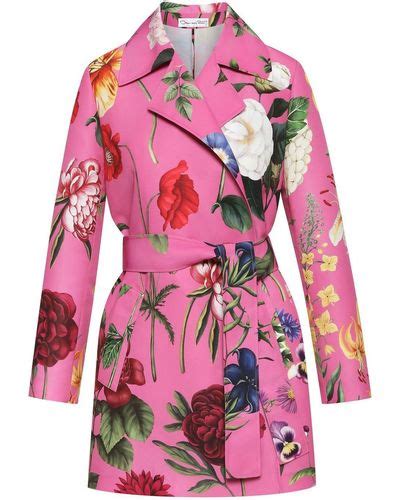 Oscar De La Renta Trench Coats For Women Online Sale Up To Off Lyst