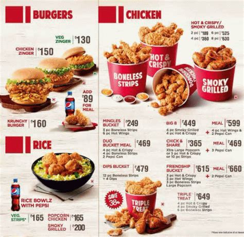 Menu Kfc Menu Kfc Discover Share GIFs