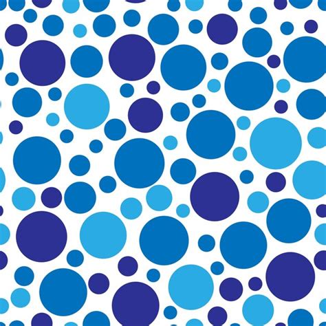 Premium Vector Chaotic Circle Seamless Pattern Vector Illustration