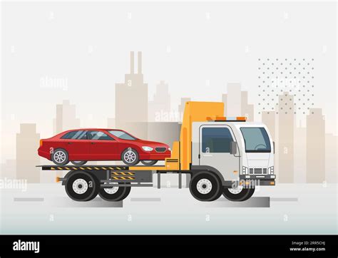 Towing Icon Stock Vector Images Alamy