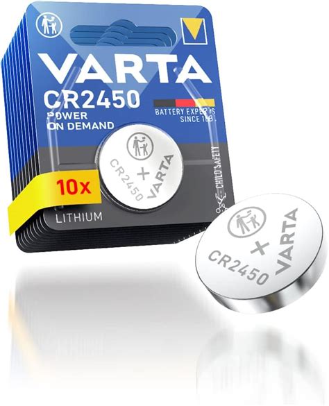 Varta Batterien Knopfzellen Cr St Ck Power On Demand Lithium